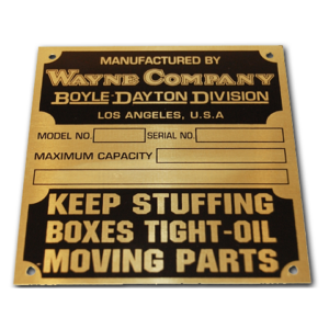 BOYLE DAYTON I.D. TAG