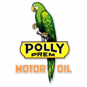 POLLY MOTOR OIL DECAL