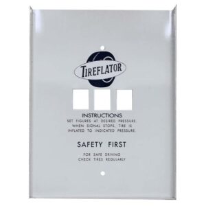 1950 TIREFLATOR COMPUTER FACE