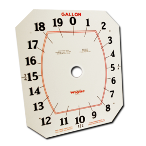 WAYNE 861 CLOCK FACE