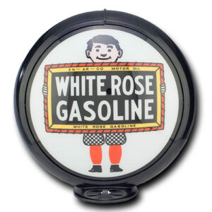 WHITE ROSE GASOLINE GLOBE