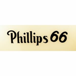 PHILLIPS 66 AD GLASS