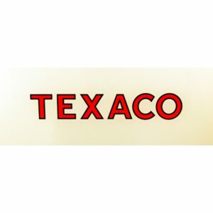 TEXACO AD GLASS