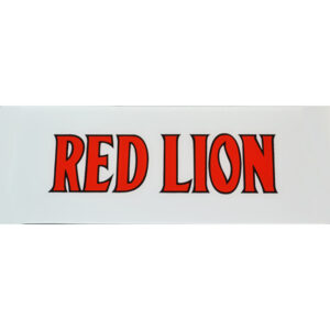 GILMORE RED LION AD GLASS