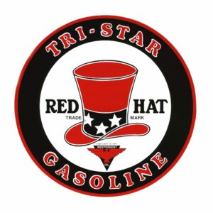RED HAT TRI-STAR DECAL