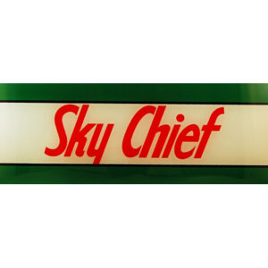 TEXACO SKY CHIEF AD GLASS