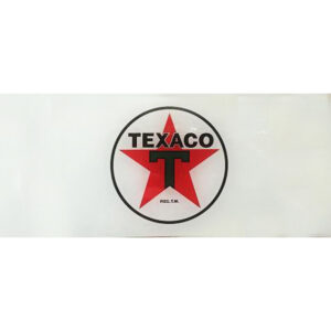 TEXACO STAR AD GLASS