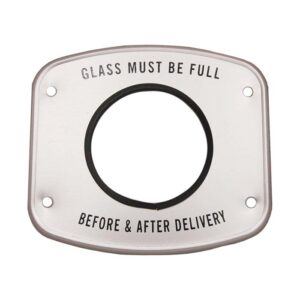 TOKHEIM 300 SIGHTGLASS BEZEL W/ RAISED EDGE