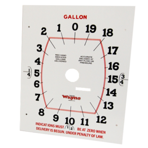 WAYNE 866 CLOCK FACE