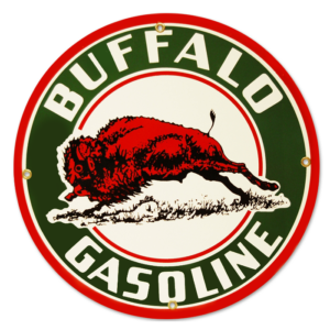 BUFFALO GASOLINE 12 INCHES & 30 INCHES SIGNS
