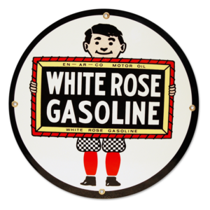WHITE ROSE BOY 12 INCHES & 30 INCHES SIGNS