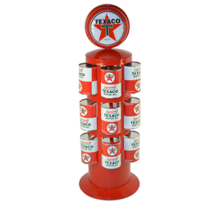 Lit Oil Can Rack - (RED)