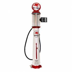AMERICAN 10 GALLON PUMP - WHITE & RED