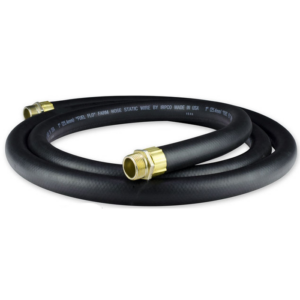 BLACK HOSE w/ 3/4 INCHES BRASS ENDS