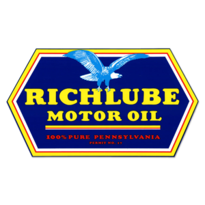 RICHLUBE MOTOR OIL DECAL