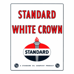 STANDARD WHITE CROWN DECAL