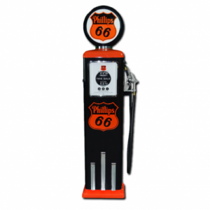 8 Ball Electric Pump With Base (Black & Orange)