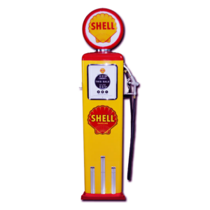 8 Ball Electric Pump With Base (Yellow & Red)