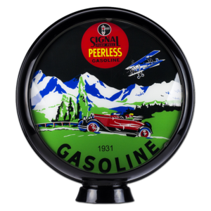 SIGNAL PEERLESS GASOLINE GLOBE