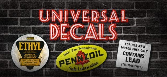 UNIVERSAL DECALS