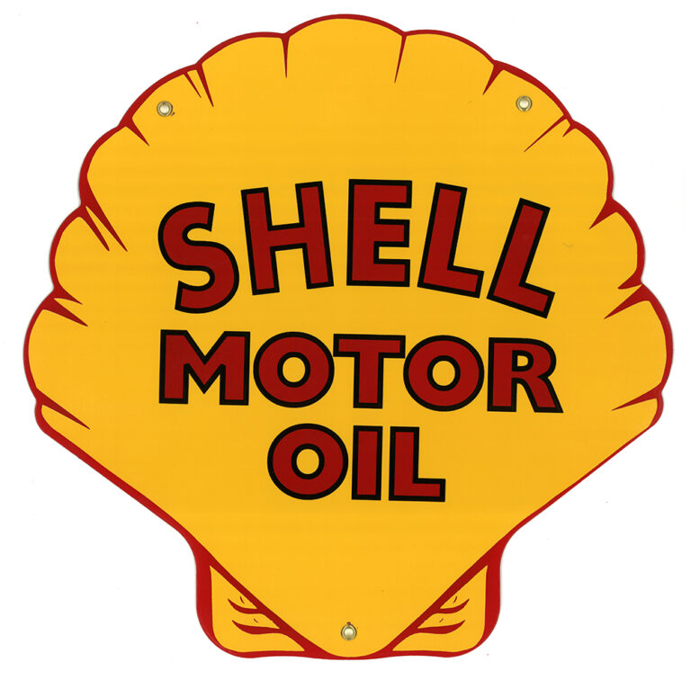 SHELL MOTOR OIL SIGN