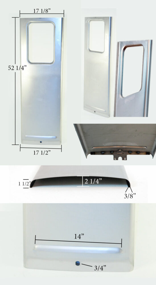 TOKHEIM 39 DOOR WITH LOUVER & LOWER LOCK
