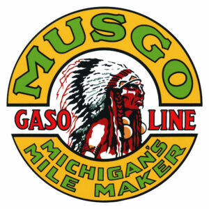MUSGO GASOLINE DECAL