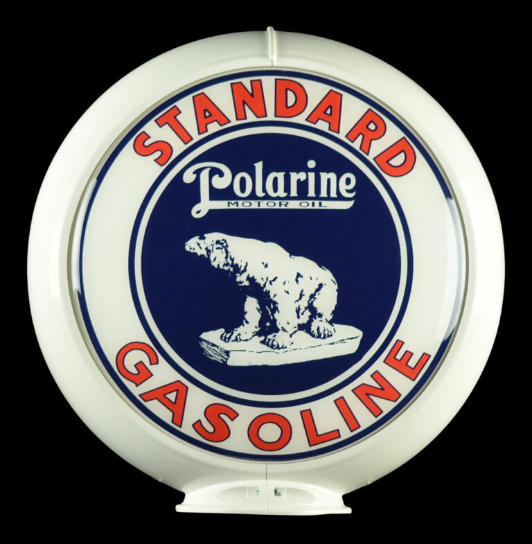 STANDARD POLARINE MOTOR OIL GLOBE