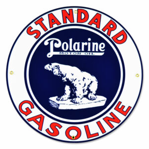 STANDARD POLARINE MOTOR OIL 12" SIGN