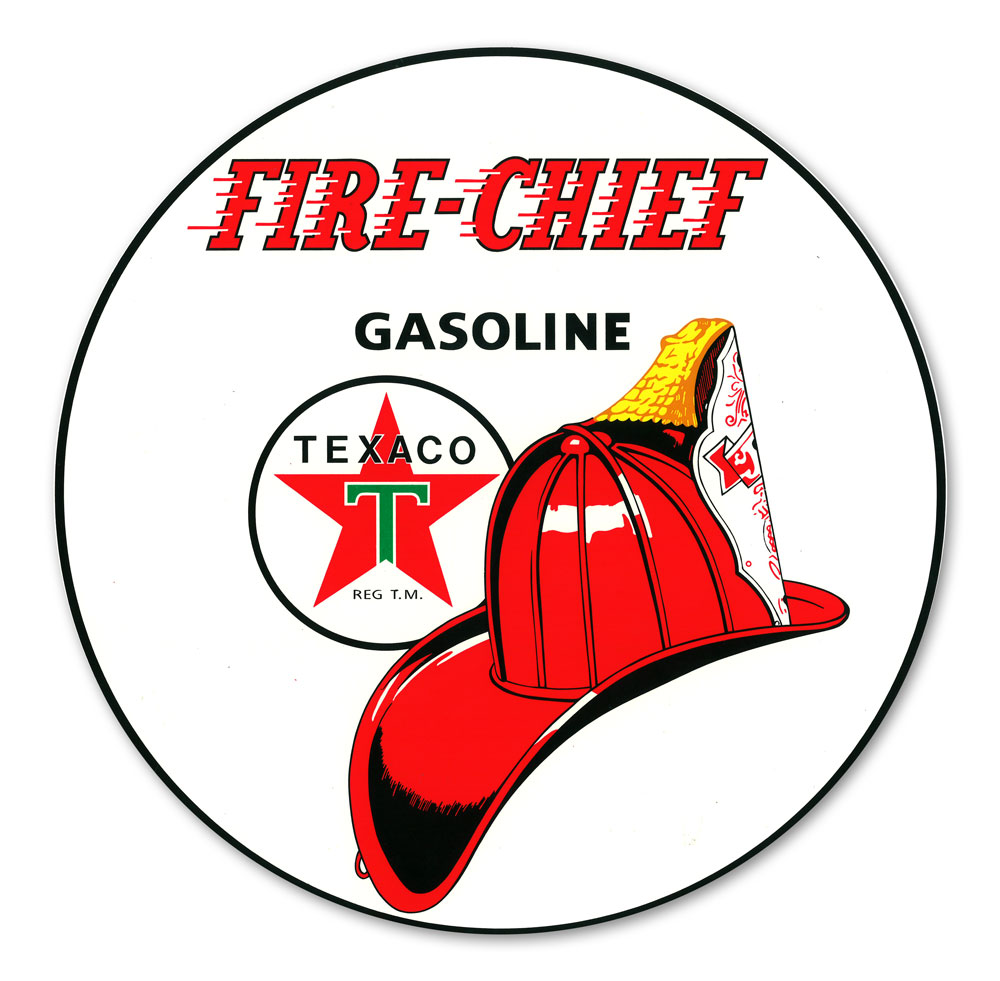 TEXACO FIRE-CHIEF GASOLINE DECAL