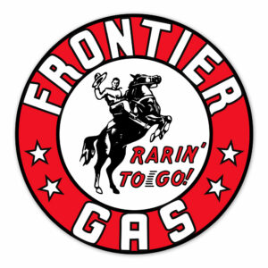 FRONTIER GAS DECAL