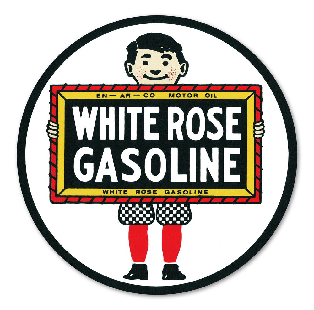 WHITE ROSE BOY DECAL