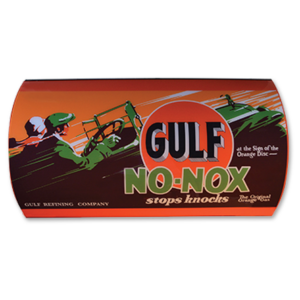 GULF NO-NOX LIGHTED SIGN