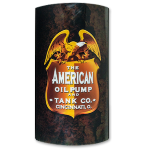 AMERICAN OIL PUMP LIGHTED SIGN