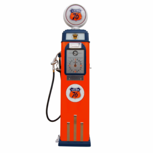 TOKHEIM 36B CLOCK FACE PUMP- ORANGE & BLUE