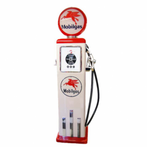 8 Ball Electric Pump With Base - (White & Red)