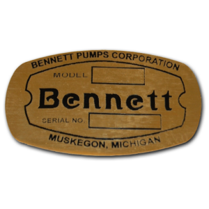 BENNETT 810 I.D. TAG