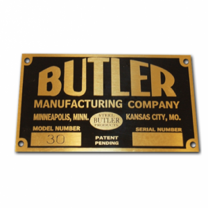 BUTLER VISIBLE I.D. TAG