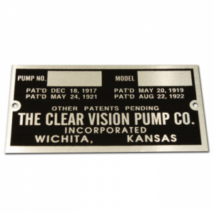 CLEAR VISION I.D. TAG