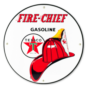 TEXACO FIRE-CHIEF 12 INCHES & 30 INCHES Signs
