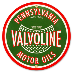 VALVOLINE 9 INCHES SIGN