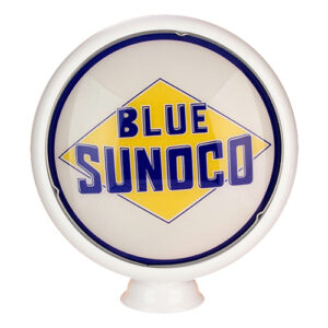 15  INCHES BLUE SUNOCO LENS