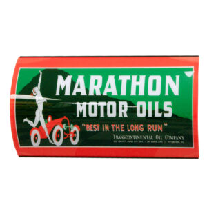 MARATHON MOTOR OIL LIGHTED SIGN