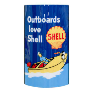 SHELL OUTBOARDS LIGHTED SIGN
