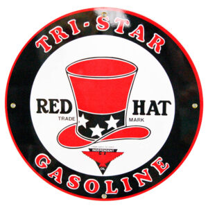 TRI-STAR RED HAT 12 INCHES & 30 INCHES SIGNS