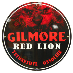 GILMORE RED LION 12 INCHES & 30 INCHES SIGNS