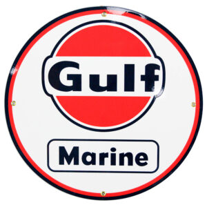 GULF MARINE 12 INCHES & 30 INCHES SIGNS