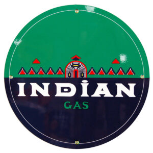 INDIAN GAS 12 INCHES & 30 INCHES SIGNS