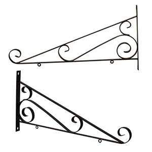 SCROLL SIGN BRACKETS