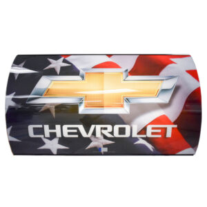 CHEVROLET FLAG LIGHTED SIGN